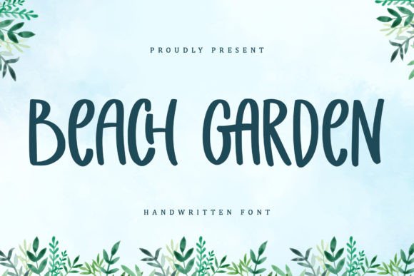 Beach Garden Font for Web Design