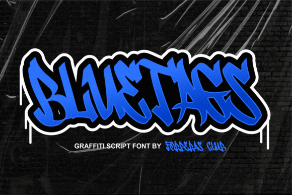 Bluetags: A Bold Font for Business