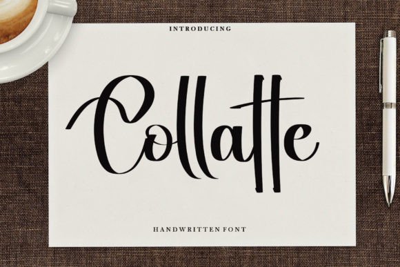 Collatte Font Review: A Trendy Handwritten Typeface for Modern Brands
