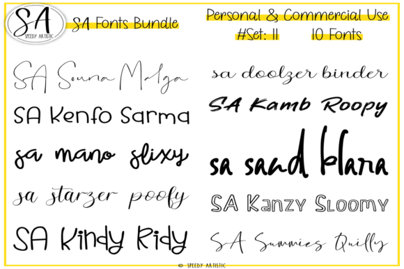 Elevate Campaigns with Script and Handwritten Bundle 11 Fonts