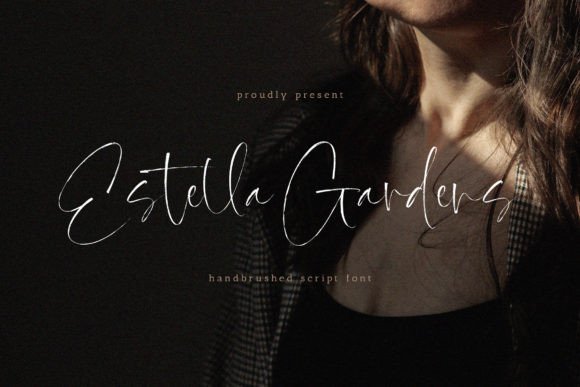 Estella Gardens: A Hand-Brushed Typeface for Editorial Elegance