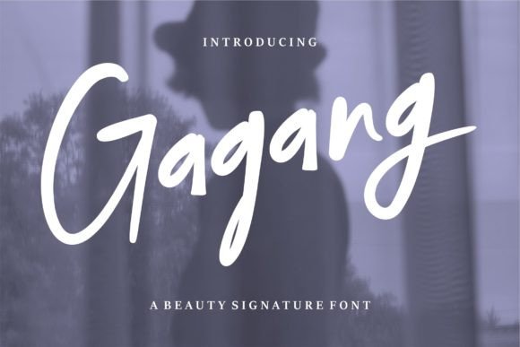 Gagang: A Modern Script Font for Digital Branding