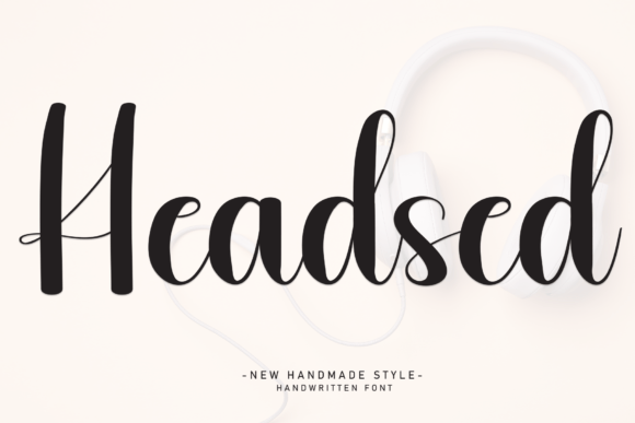 Headsed: A Friendly Handwritten Font for Editorial Design