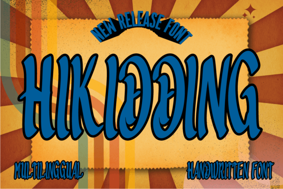 Hikidding: A Stylish Font for Creative Campaigns