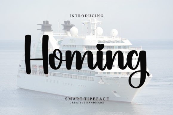 Homing: The Handwritten Font That Elevates Your Brand