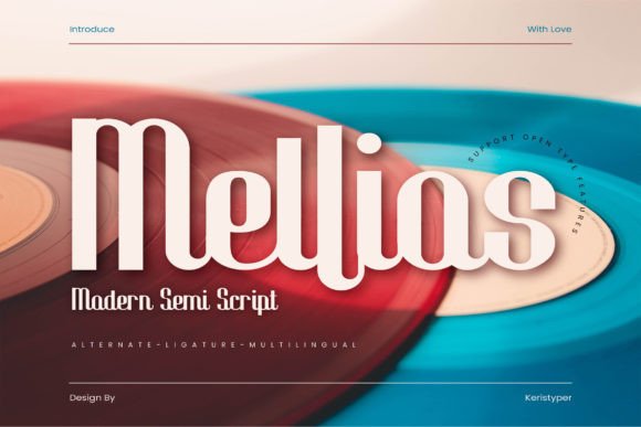 Mellios: A Stylish Display Font