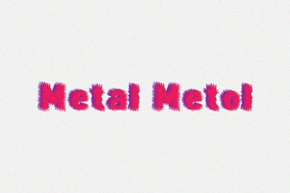 Metal Metol: A Bold Script Typeface for Web Design