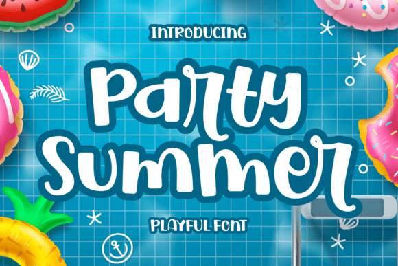 Party Summer Font: A Playful Script for Editorial Design