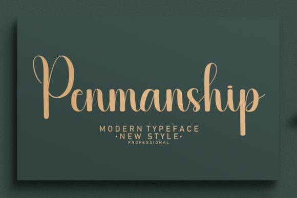 Penmanship: A Handwritten Font for Authentic Branding