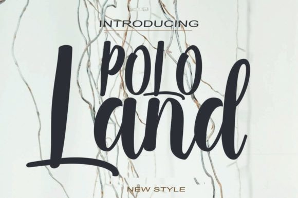 Polo Land: The Sweet Script Typeface for Polished Branding