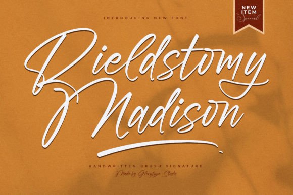 Rieldstomy Madison: Elegant Handwritten Font