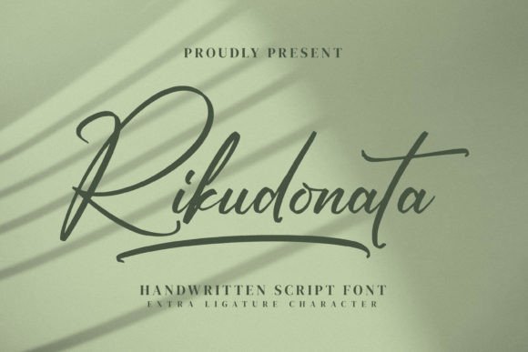 Rikudonata: A Modern Script Font