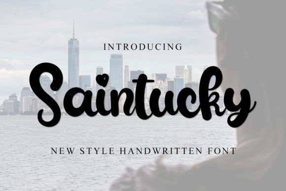 Saintucky Font: Elevating Brand Identity with Elegant Script