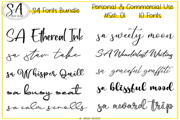 Script and Handwritten Bundle 1: A Typeface for Editorial Warmth