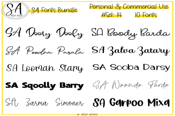 Script and Handwritten Bundle 14: A Marketer's Review