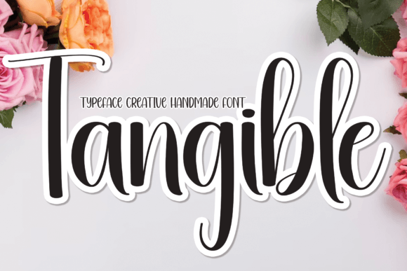 Tangible Font: Sweet Script for Craft Projects