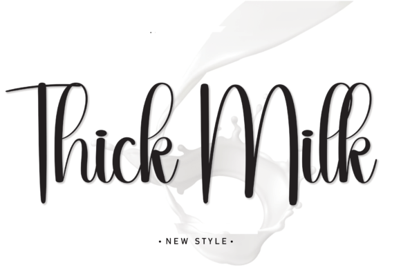 Thick Milk Review: A Bold Script for Modern Branding