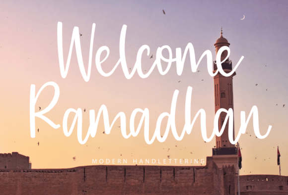 Welcome Ramadhan Font