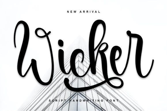 Wicker: A Stylish Handwritten Font