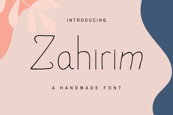 Zahirim: A Script Font for Web Design